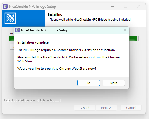 Chrome extension prompt